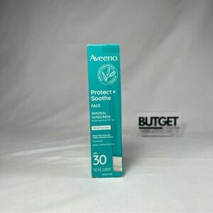 Aveeno Protect + Soothe Face SPF 30 Mineral Sunscreen 50ml EXP 09/2025